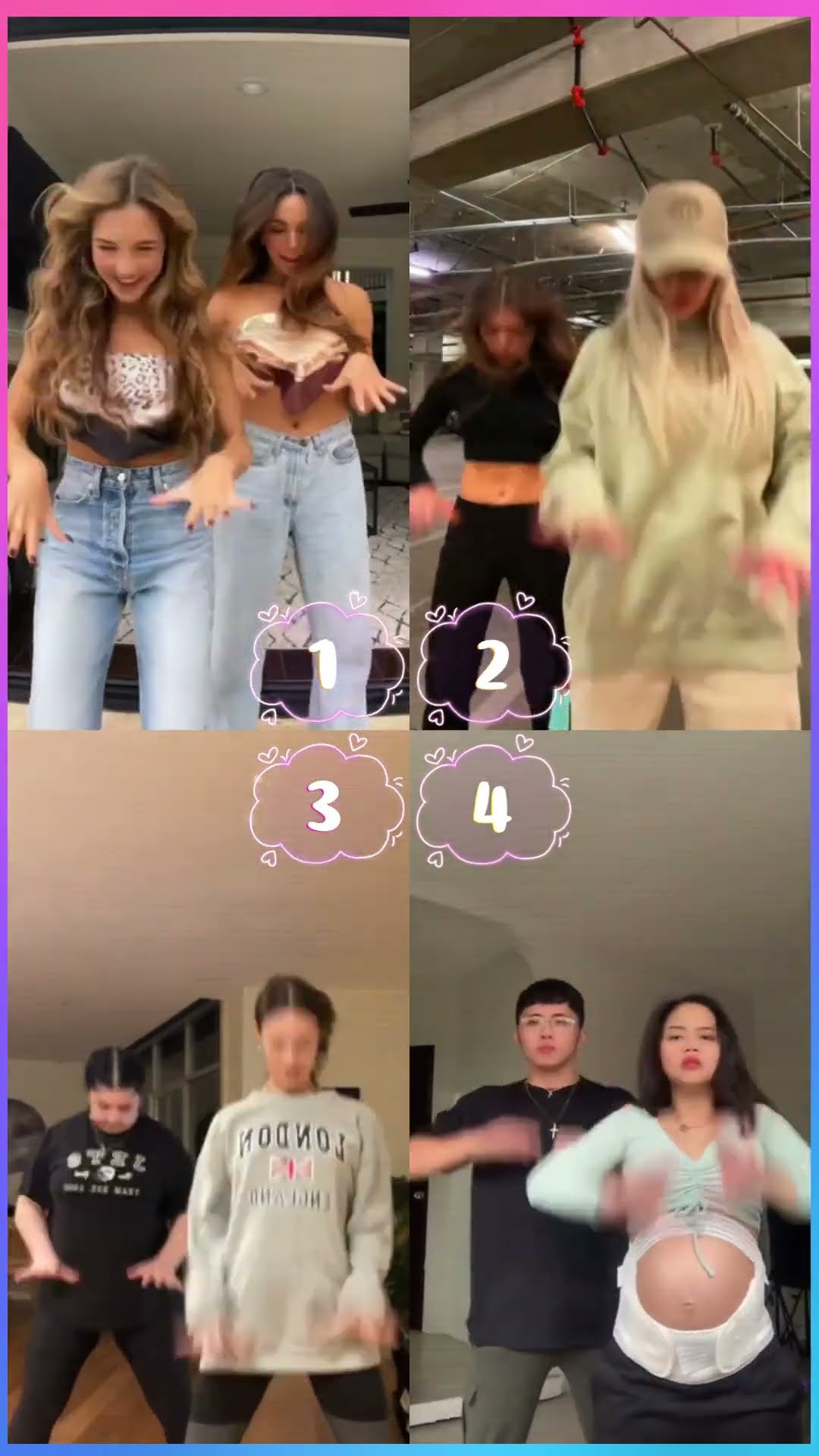 Lexi x Cassidy x Barbie x Chloe x Jubi #shorts #dance #tiktok #cute #funny #trend