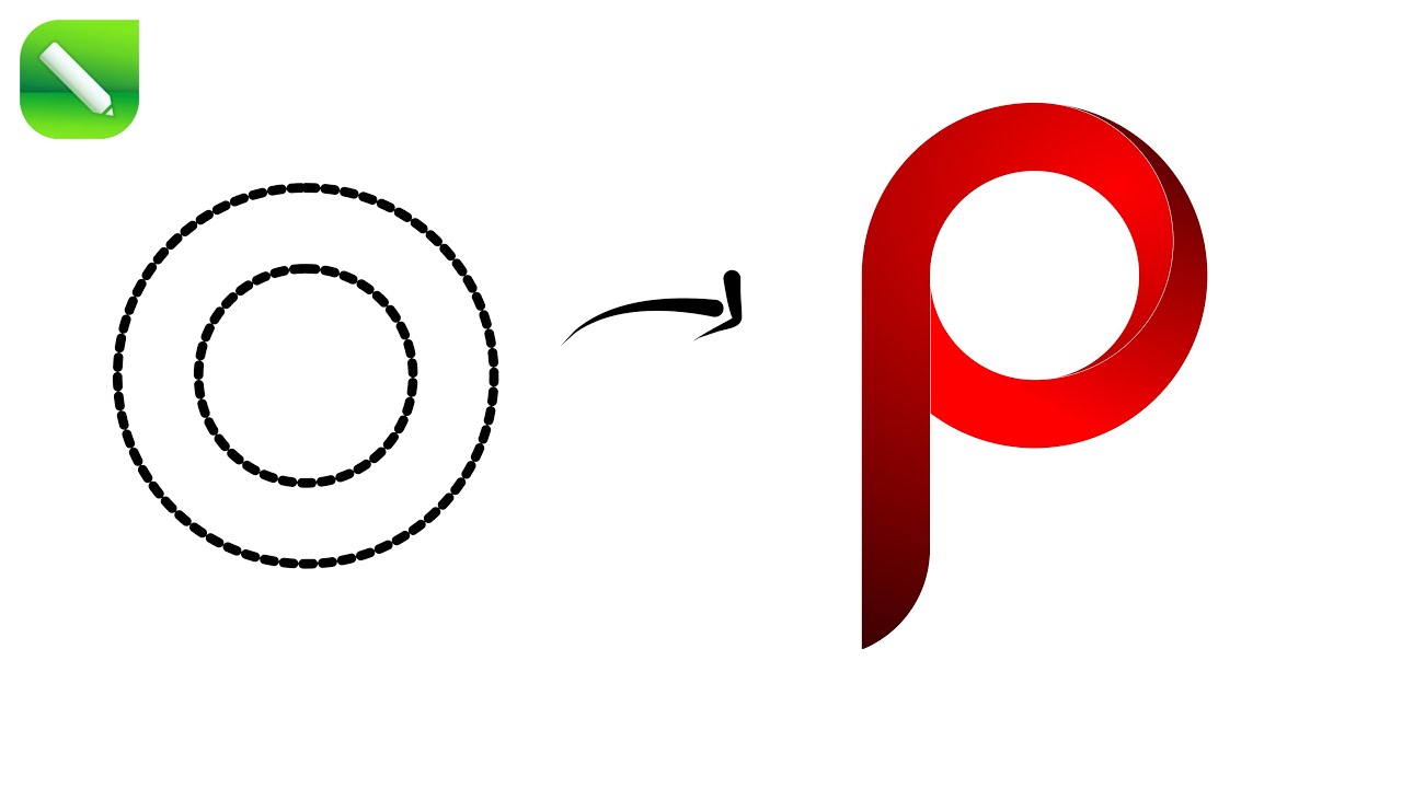 Custom Logo Design | Letter P Logo Design in coreldraw || silent ...