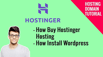Hostinger Hosting Buy And Install WordPress And Review- Hindi Tutorial