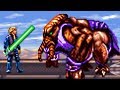 Super Star Wars: Return of the Jedi (SNES) All Bosses (No Damage)