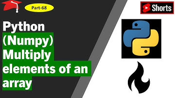 Python (numpy): Multiply elements of an array #shorts
