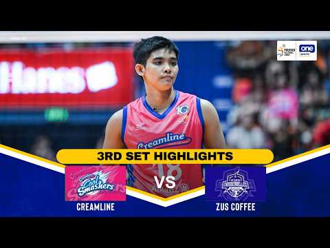 CREAMLINE vs ZUS COFFEE | SET 3 HIGHLIGHTS | 2026-27 PVL ALL-FILIPINO CONFERENCE | OCT 24, 2026