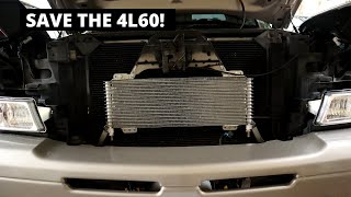 INSTALLING A 40K TRU COOL ON MY 4l60 SILVERADO SINGLE CAB!