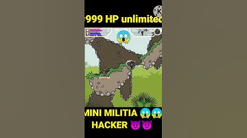 mini militia hacker😈😱😱😈#shorts #short