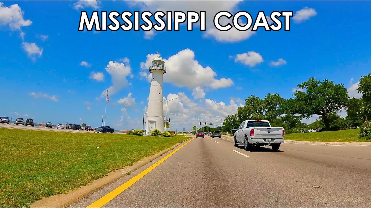 Mississippi Coast 4K scenic drive (Biloxi, Gulfport) | S10 E6