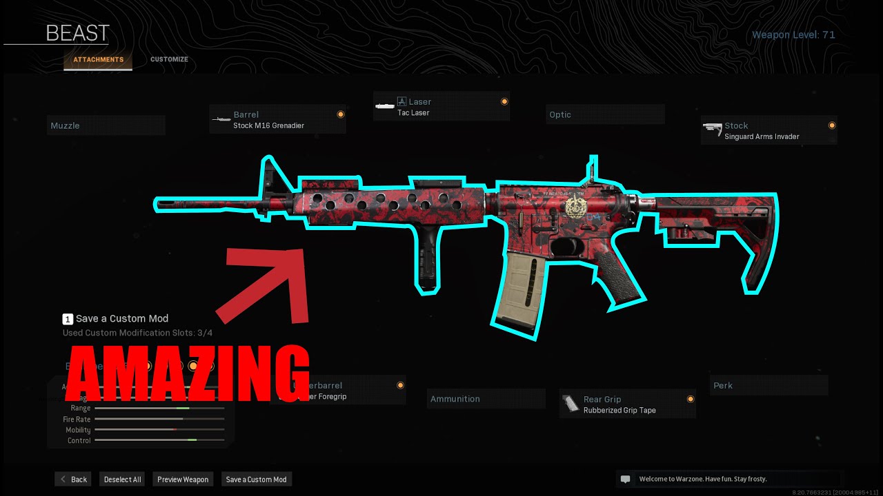 Modern Warfare Best Blueprint!!