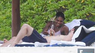 Pregnant Serena Williams Dons Swimsuit And Gets Cozy With Alexis Ohanian On Babymoon