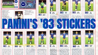 Panini's Football 83 Soccer Stickers: Featuring Kenny Dalglish, Bryan Robson & More Stars