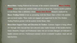 Binary Mate Review | Best US Binary Broker – Binary Trading Global