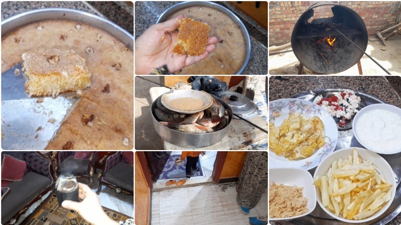 روتين يوم الجمعه 👍يومى عند حماتى 👍مابين شقتى وشغل بيتى وتحضير الغدا عند حماتى 