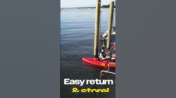 KAYAK LAUNCH & STOW: Storage & Launch Solution! (Annapolis Boat Show, Oct 5-8, 2023)