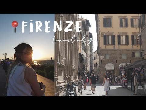 [Ep.13] ITALY TRAVEL VLOG w/ my Frds! | beautiful sunset in Florence | 佛羅倫斯