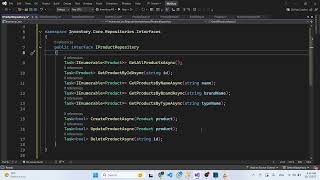 Creating Repository Interfaces in Clean Architecture | Inventory Microservice