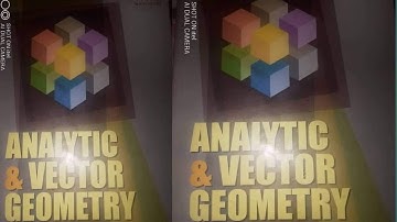 Analytic & vector Geomitry Honours 1st year, capter1, theorem 6.