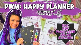 Plan With Me | Happy Planner | Classic & Skinny Mini Spreads! Using FUNctionally Blooming stickers!