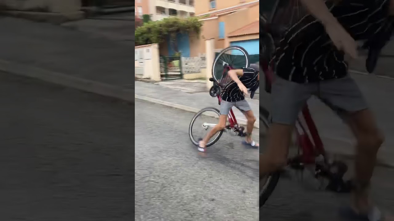 BÊTISIER 2020 chute de vélo YouTube