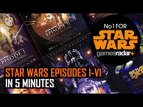 Star Wars Episodes I - VI in 5 Minutes