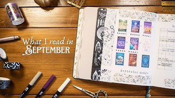 October Reading Journal Setup, Bewitched Book Challenge Spreads & Everything I Read I September 📚