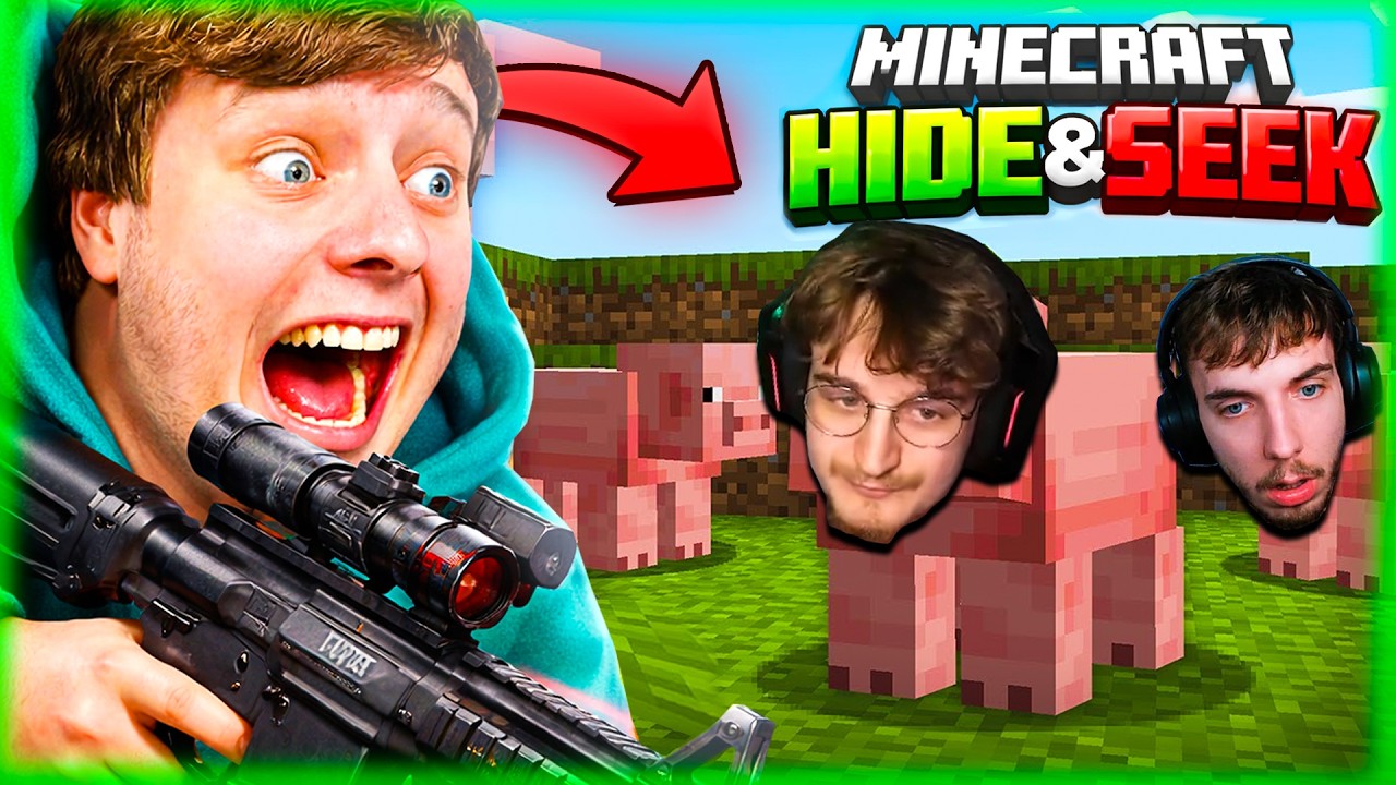 UKRÝVÁME SE JAKO ZVÍŘATA?! 🤣 | Minecraft Hide&Seek