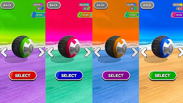 Going Balls New Update: Colors Reaction 4x Ball Run Gameplay Android,iOS Pro Games CH09SKL5