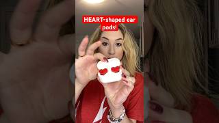 HEART-shaped ear pods!❤️ #shorts #giftideas #gifts