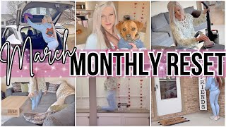 *NEW* ULTIMATE MARCH RESET 🌷 |  SPRING CLEANING, DIY CLOSET PREP, HOME REFRESH