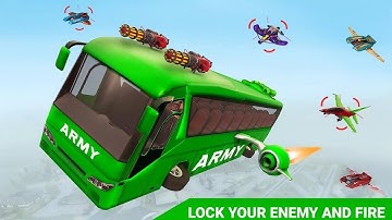 Army Bus Robot Transform Wars | Robot Car Game 3D
