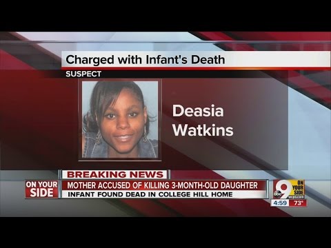 Mother accused of killing 3-month-old daughter