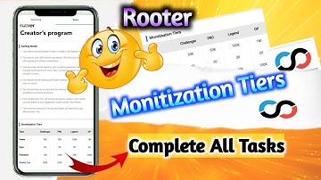 Rooter Monitization Tiers ||Rooter Creator