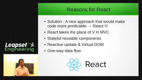 React and its Adoption- Leapset Innovation Session