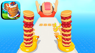 Pancake Run ​- All Levels Gameplay Android,ios (Levels 322-334)