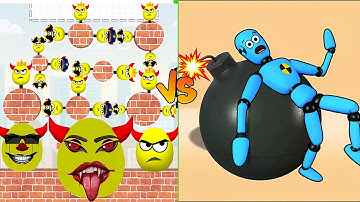 RAGDOLL BREAK 🆚 Draw To Smash - save the dog and bee Gameplay Mobile part 3 #drawtosmash