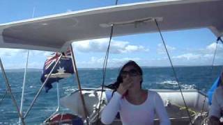 Sailing Moreton Bay, Tangalooma to Scarborough. Easter 2010. 2