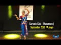 Carnatic cafe  bharatham  september 2023 aapiya