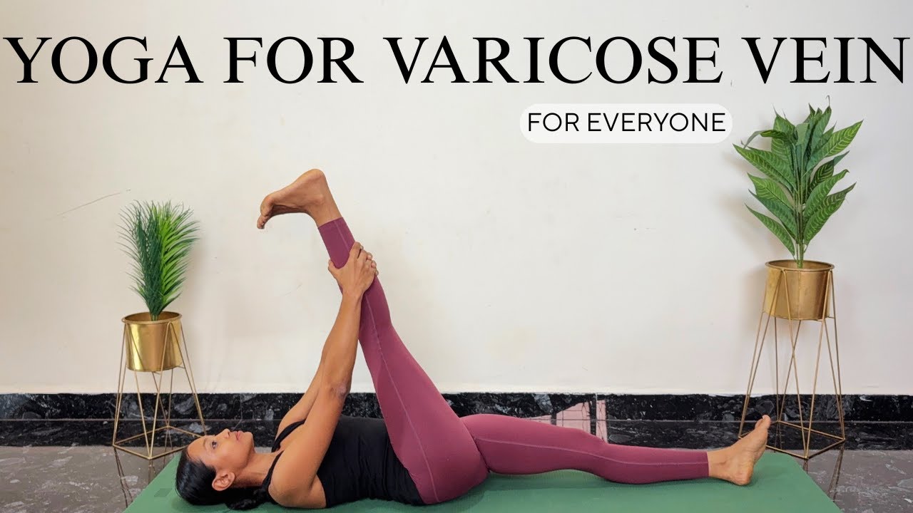 15 MIN - Yoga Poses to Reduce Varicose Vein PAIN Quickly | INCREASE Blood Flow & REDUCE Stiffness