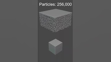 absolutely GIGANTIC particle simulation #simulator #blender #animation #youtubeshorts #simulation