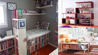 Bookshelf Ideas & Book Storage for Small Rooms | Hacks for Storing Books