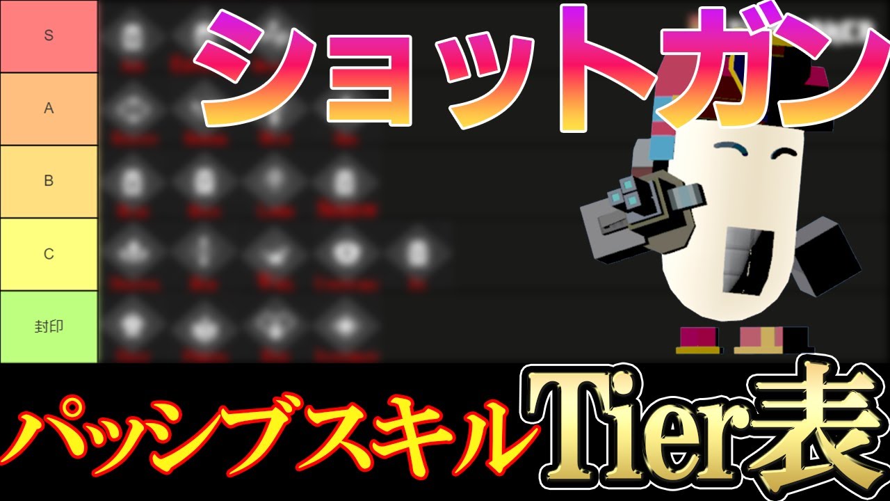 【Titan Hunters】ショットガンも遠距離と化す？！ショットガンに合うパッシブスキルは？！【Tier表】現状の全スキル解説　コモン　 レア帯のパッシブ