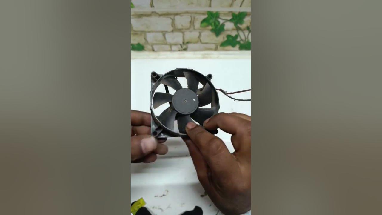 12v Fan From Old Computer Smps how to use smps fan experiment YouTube