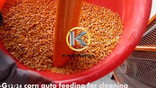 Automatic corn feeding corn cleaning machine