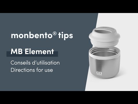 Utilisation bento isotherme MB Element | How to Use the MB Element Insulated Bento Box - monbento