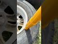 Changing tires without a tire machine can be challenging, which is why tools like this slide hammer