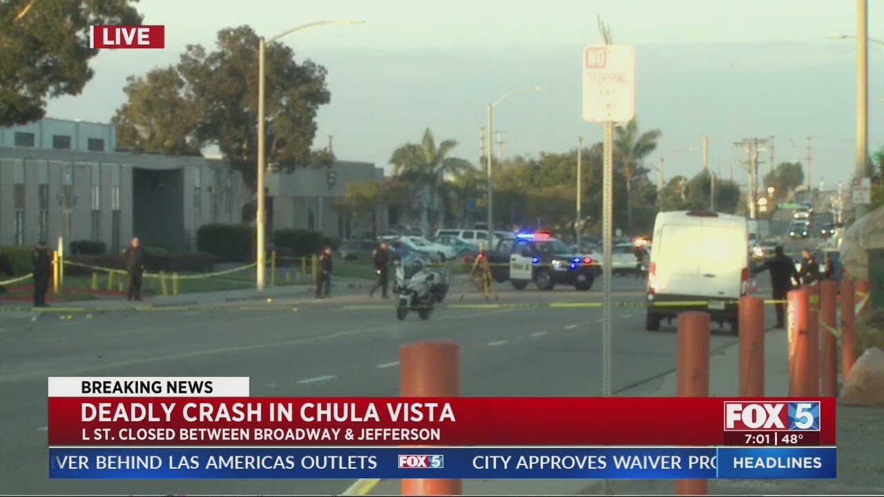 Pedestrian Hit And Killed In Chula Vista - YouTube