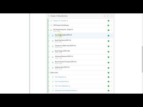 C++ Chapter 04 Activities