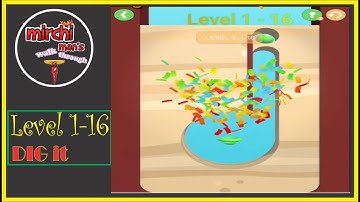Dig IT ||  Level 1 -16 (Sand Box) ||