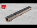 Comment installer les canaux de drainage aco raindrain b 125  didacticiel