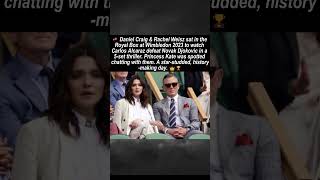 Daniel Craig &amp; Rachel Weisz at 2023 Wimbledon Final — Royal Box, Epic Match  #wimbledon