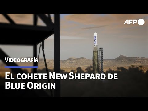 El cohete New Shepard de Blue Origin | AFP