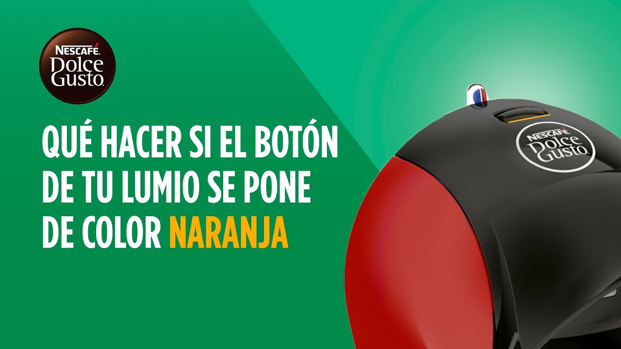 Luz naranja en la cafetera automática Lumio | NESCAFÉ Dolce Gusto - YouTube