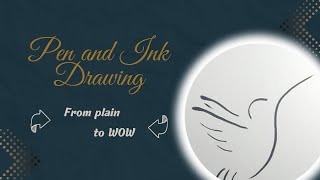 Minimalist Art Drawing a Cute Bird